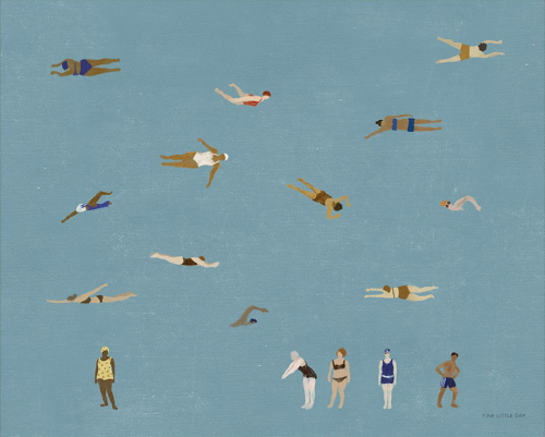 SWIMMERS POSTER