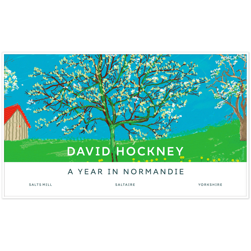 [액자포함] A Year in Normandie Poster by David Hockney (Blossom Tree)