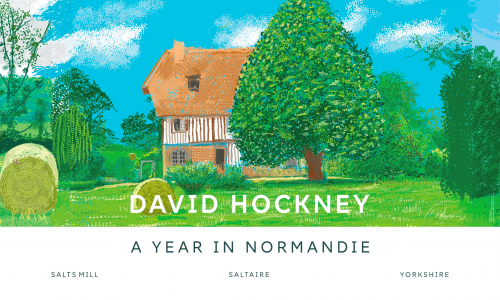 A Year in Normandie Poster by David Hockney (House and Tree)