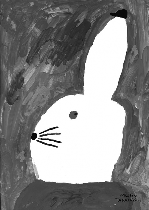 RABBIT WITH SMALL HAT POSTER
