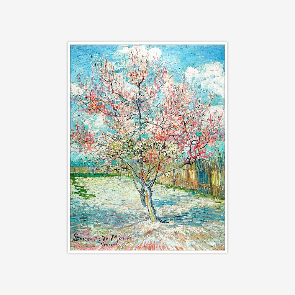 [액자포함] Pink peach trees, 1888