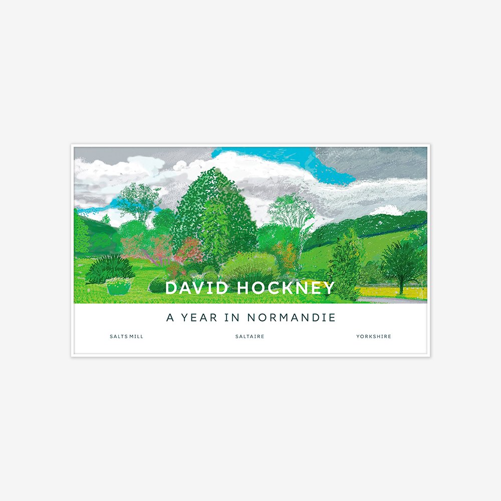 [액자포함] A Year in Normandie Poster by David Hockney (Trees)