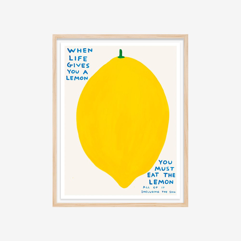 [액자포함] When life gives you a lemon