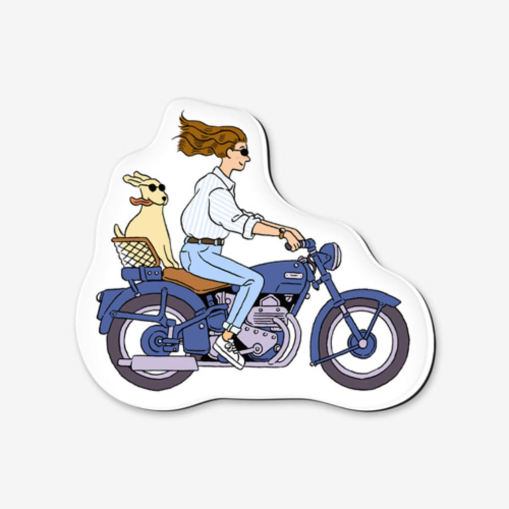 [마그넷] Motocycle Woman