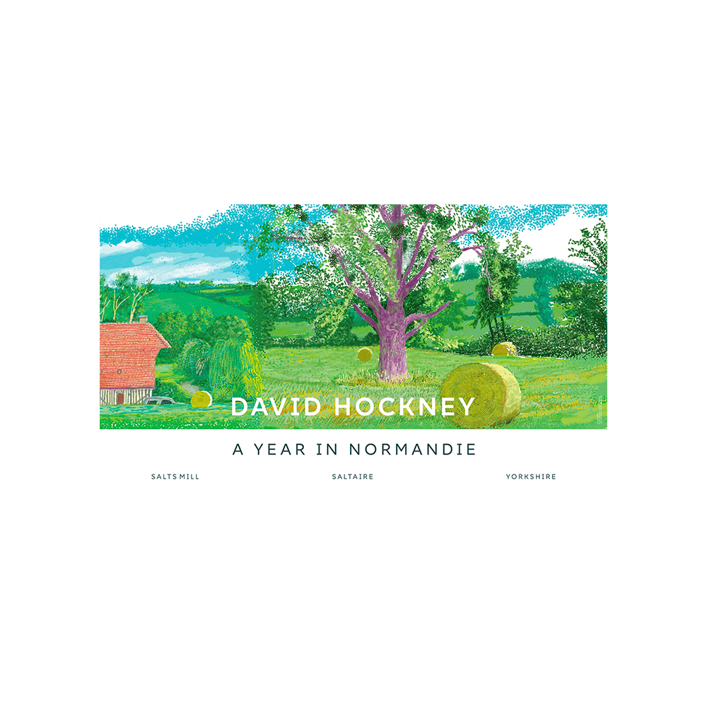 A Year in Normandie Poster by David Hockney (Purple Tree)