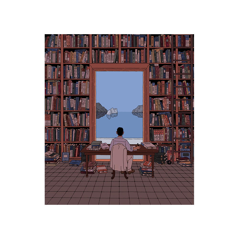 A Library by the Tyrrhenian Sea