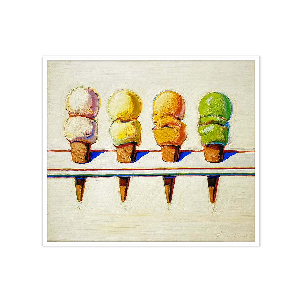 [액자포함] Four Ice Cream Cones
