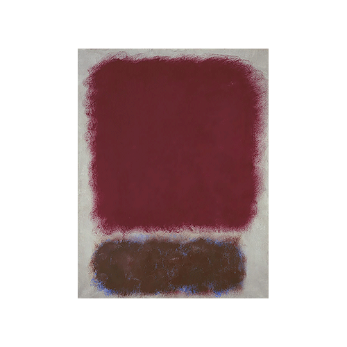 Untitled (Red over Brown)