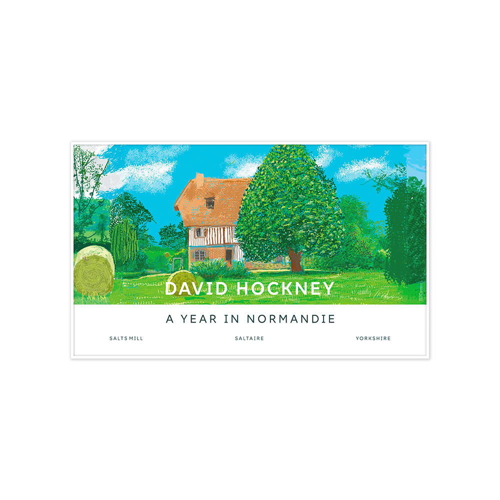 [액자포함] A Year in Normandie Poster by David Hockney (House and Tree)